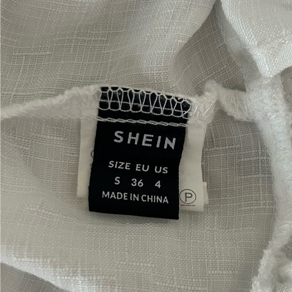 White Ruffle Tank Top - Picture 4 of 4